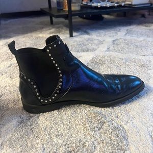 ZARA DARK NAVY/BLACK boots size 41